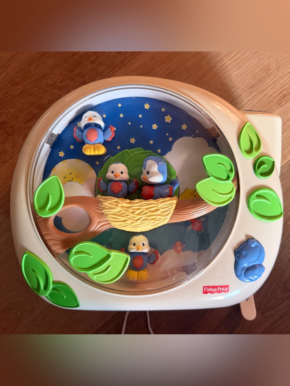 Vintage 2004 Fisher Price Flutterbye Dreams Lullaby Birdies Soother Baby Nursery